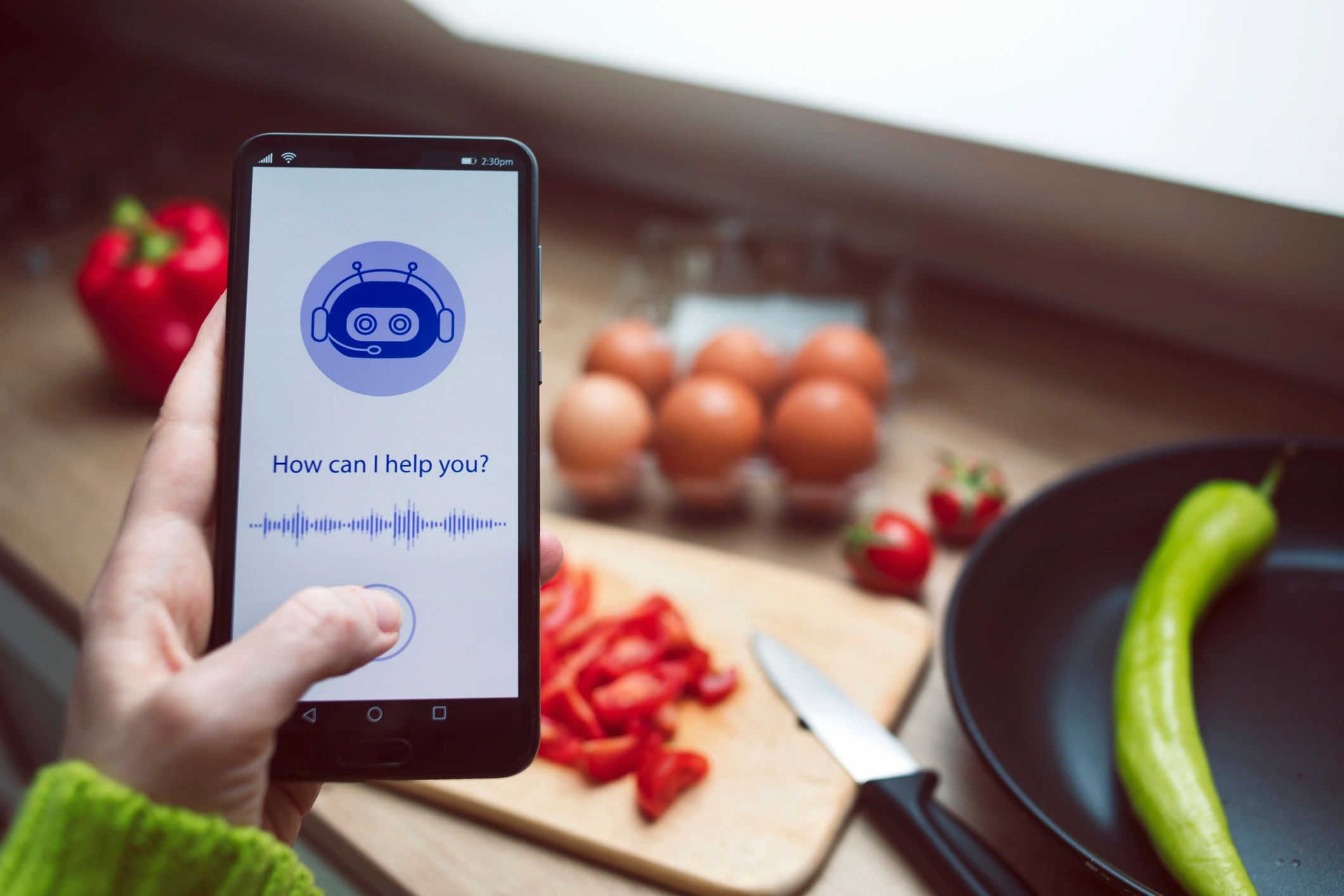 Using AI for culinary advice and cooking recipes.